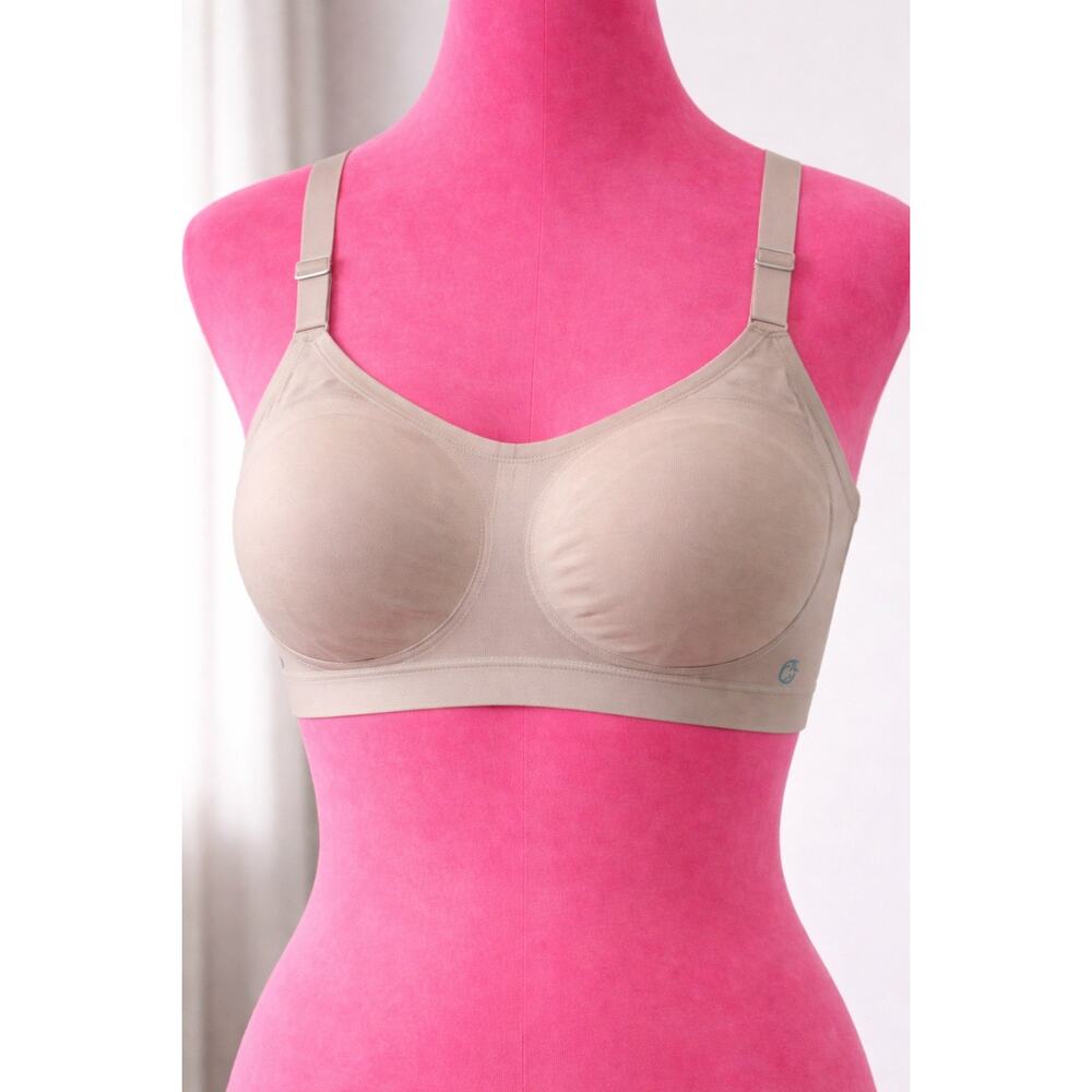 Comfelie Ultra-Thin Breathable No back bulge Bra Size L Oyster Pink